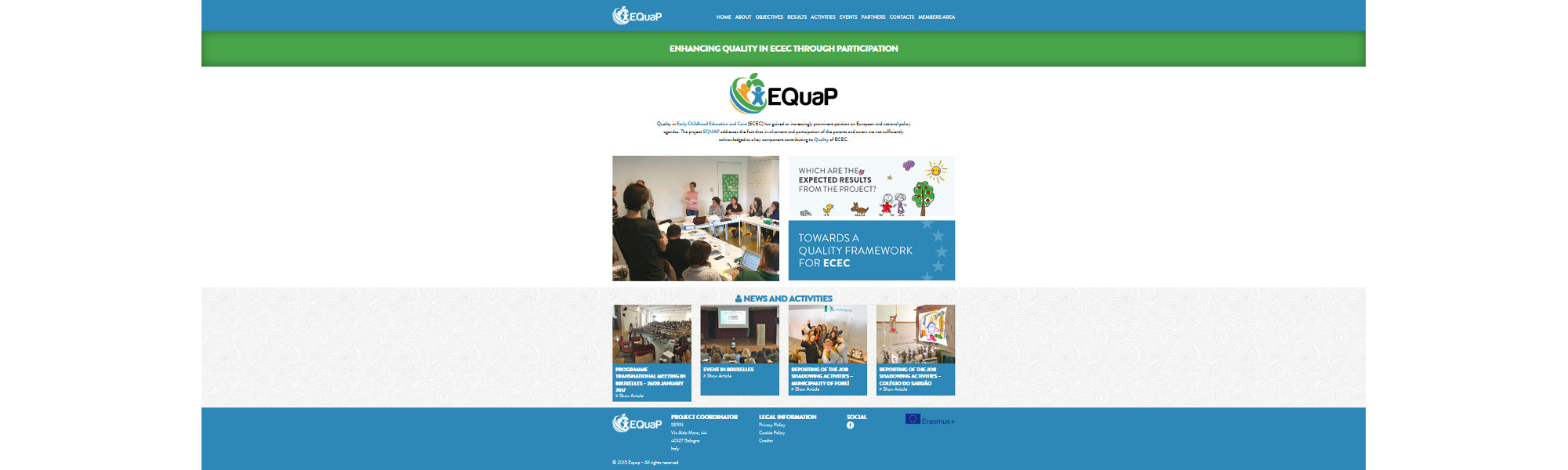 EQuaP: Enhancing quality in early childhood education and care through participation