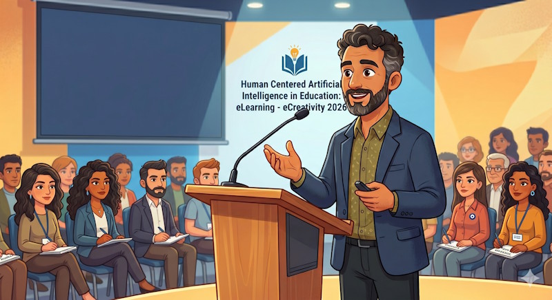 Human Centered Artificial Intelligence in Education: eLearning - eCreativity 2026